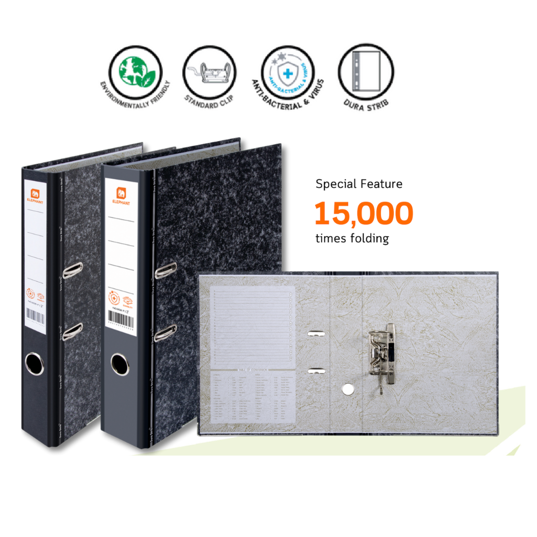 Elephant 2″ Lever Arch File 205F - 450 Sheets Capacity