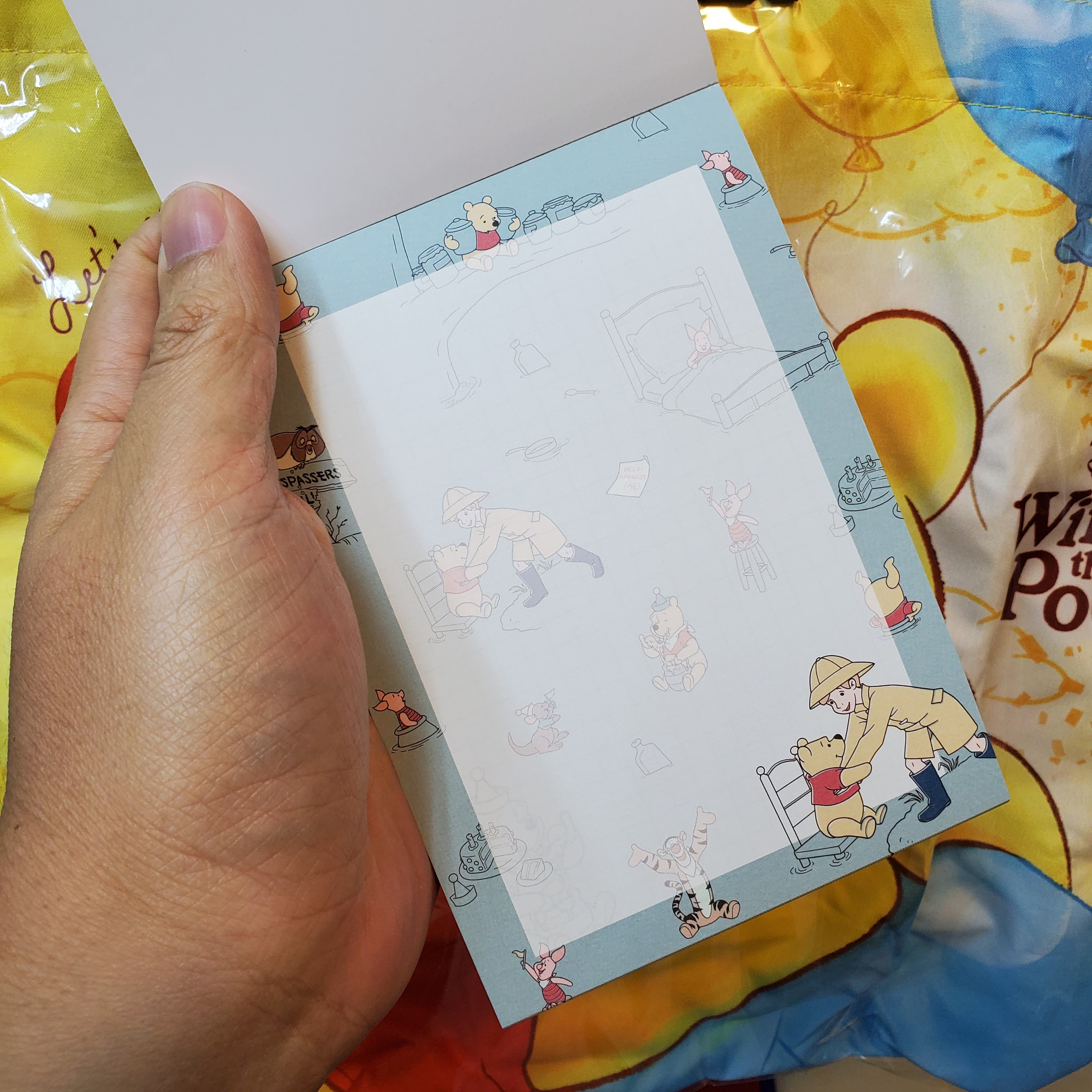[現貨] [日本製] POOH & FRIENDS｜ A6 MEMO PAD  {TF2310256}