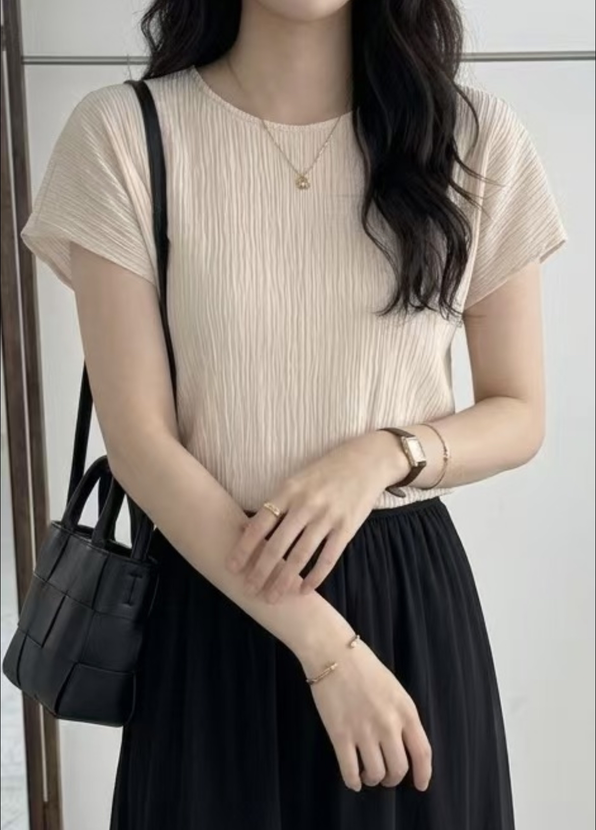 ❥ 暗 波 浪 線 上 衣 。限時成本價$98
