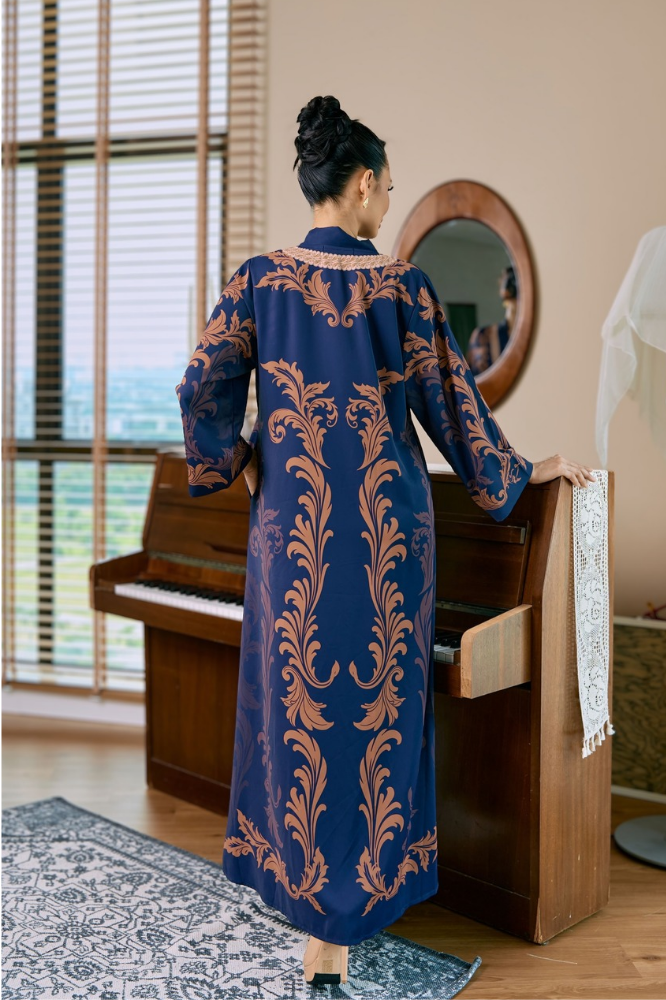 EGYPTIAN - TERATAI in Mystical Blue Brown