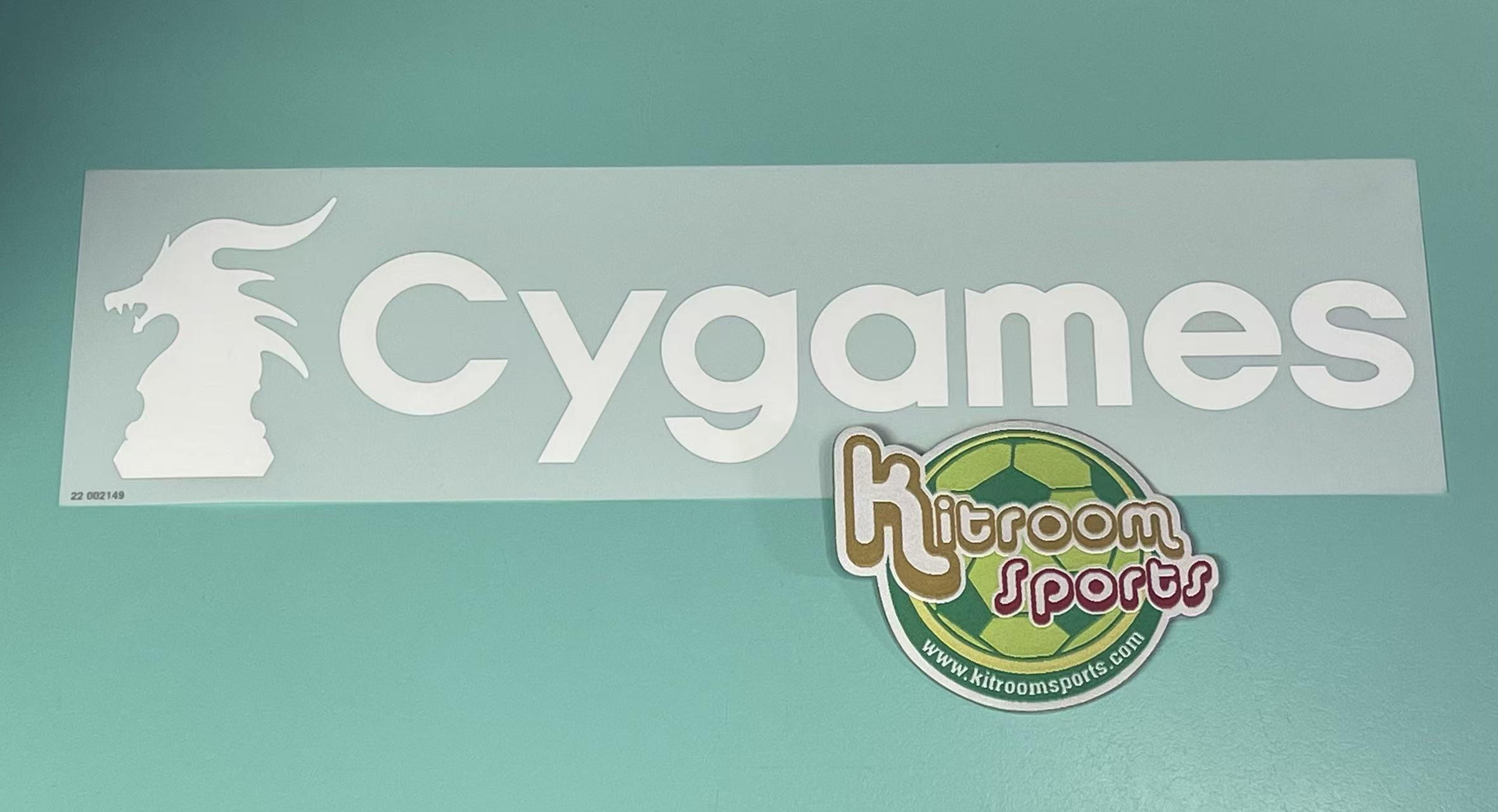 2022-23 Juventus Away / 3rd Back Sponsor " Cygames "