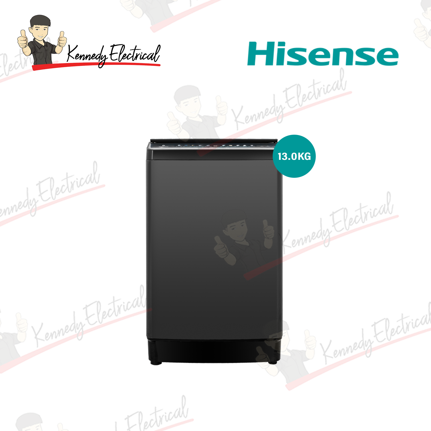 Hisense 13.0Kg Jh Series Top Load Washer WTJA1313UB