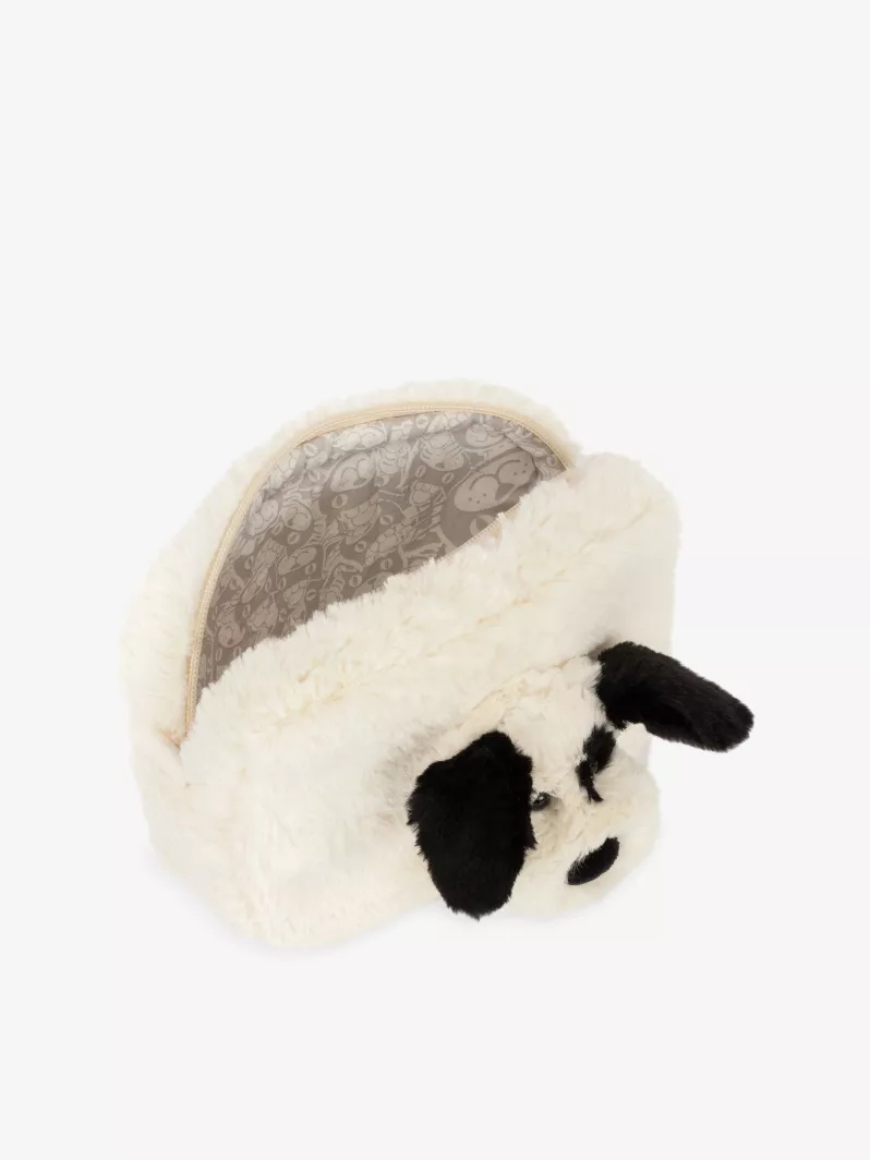 Jellycat Rufferty Puppy Pouch 13cm 黑白小狗化妝袋