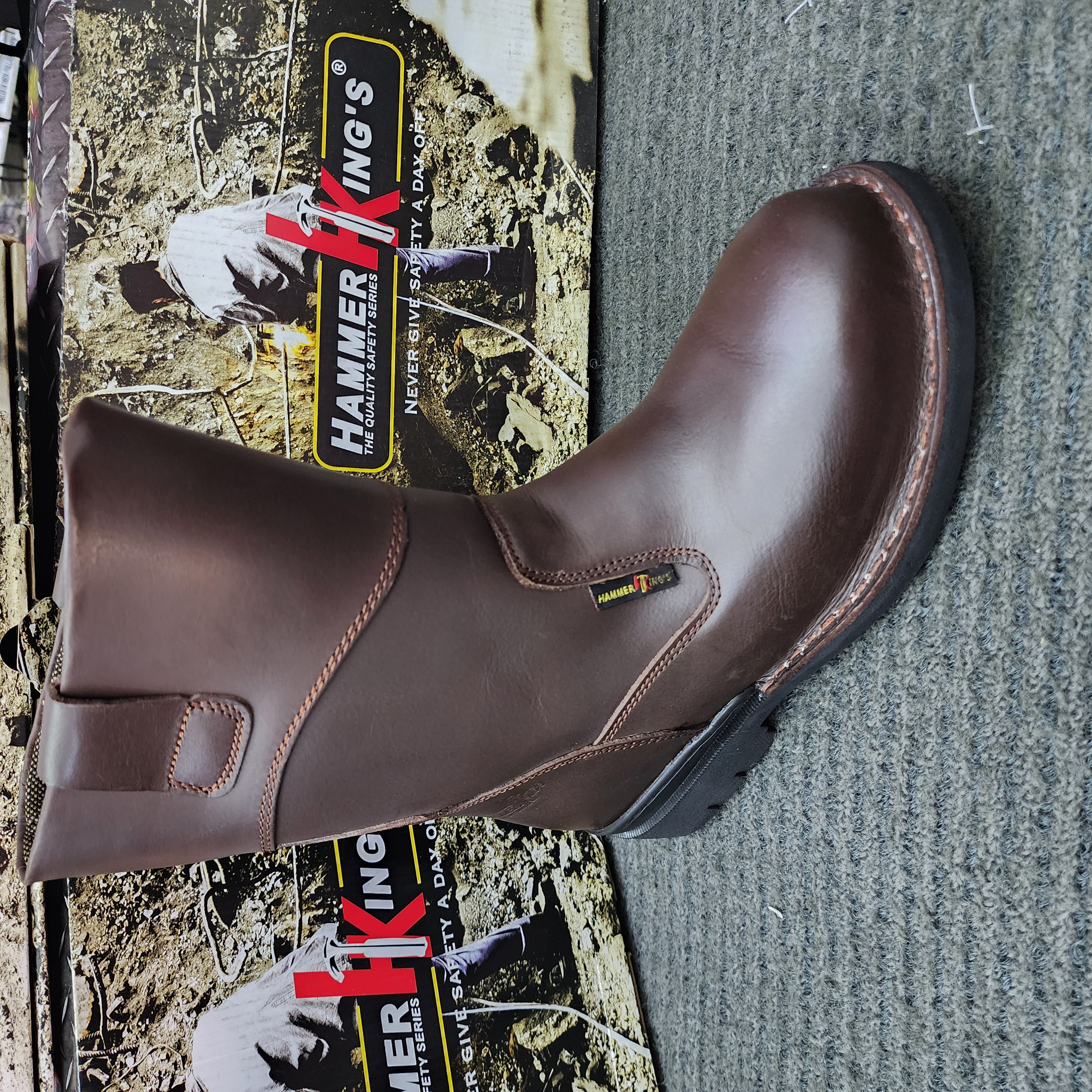 Hammer King Safety Shoes HK 13005 Steel Toe Cap Steel Mid Plate sole SIRIM and DOSH Approved Kasut Keselamatan