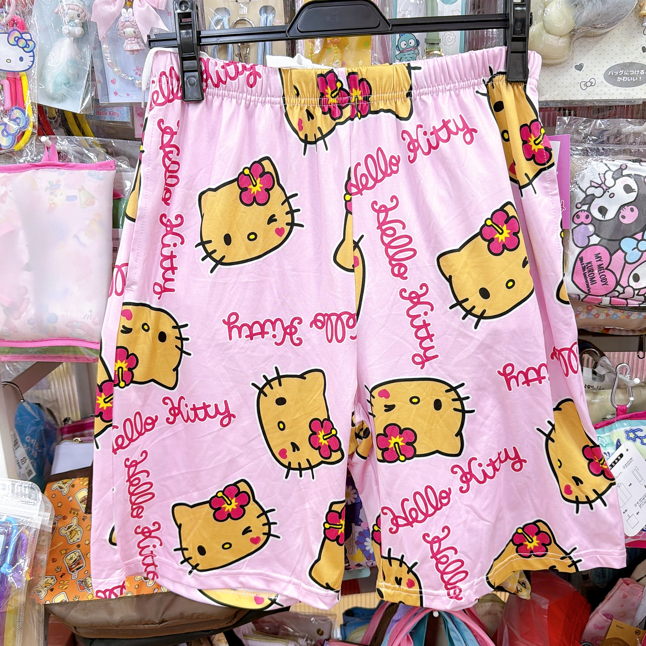 獨家發售日本直送Sanrio 肉桂狗Kitty Melody 新款冷枕短褲 五分褲 