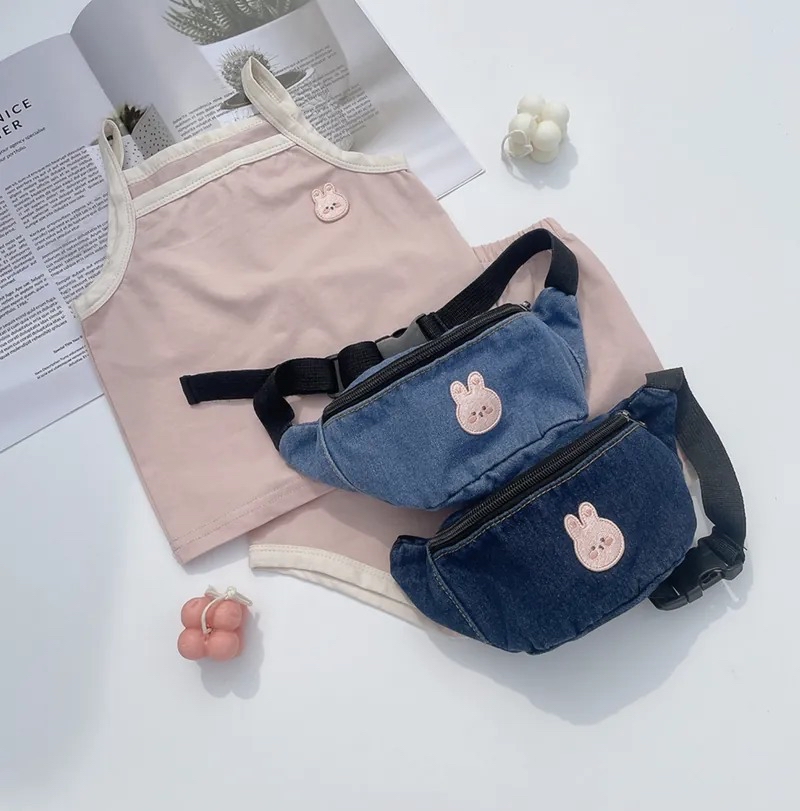 Dottodot 牛仔腰包 斜揹袋