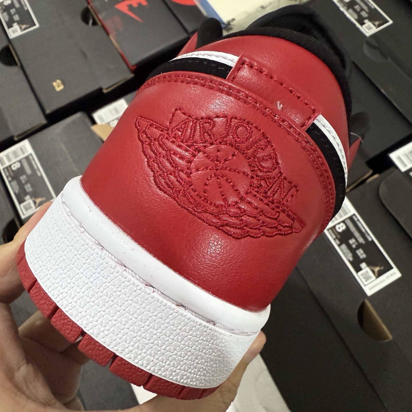 Nike Air Jordan 1 Low 'Black Toe' 553558-116