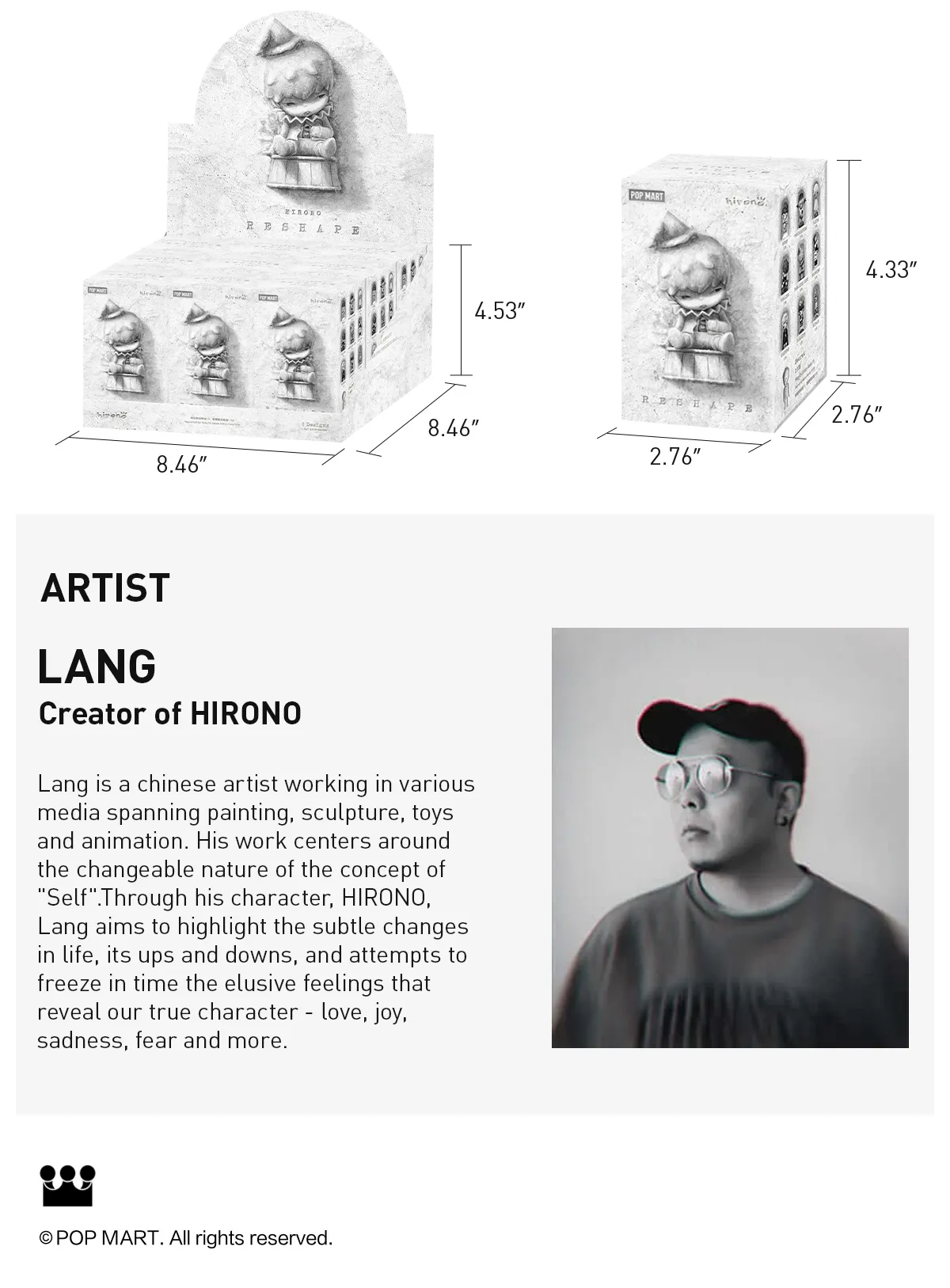 [HIRONO] 重塑系列 盲盒公仔 (英文) | 1包