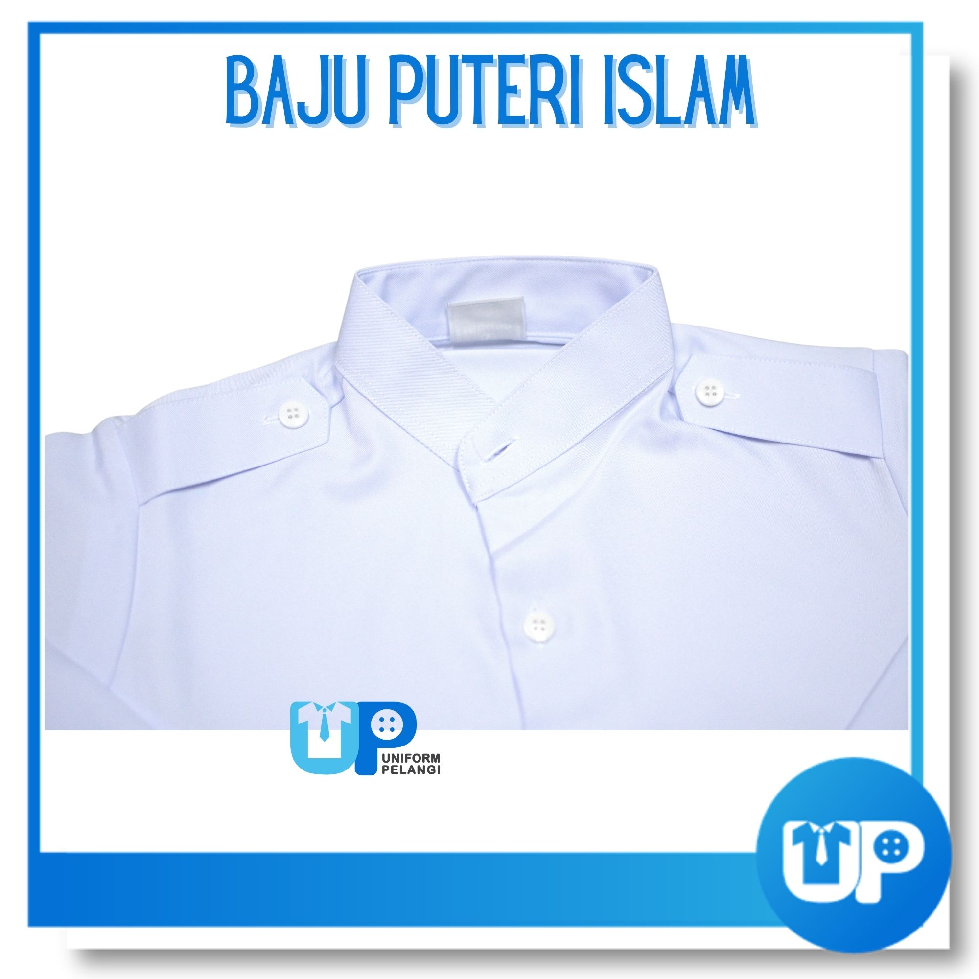 (SET LENGKAP) Pakaian Seragam Uniform Lengakap Puteri Islam Sekolah Rendah