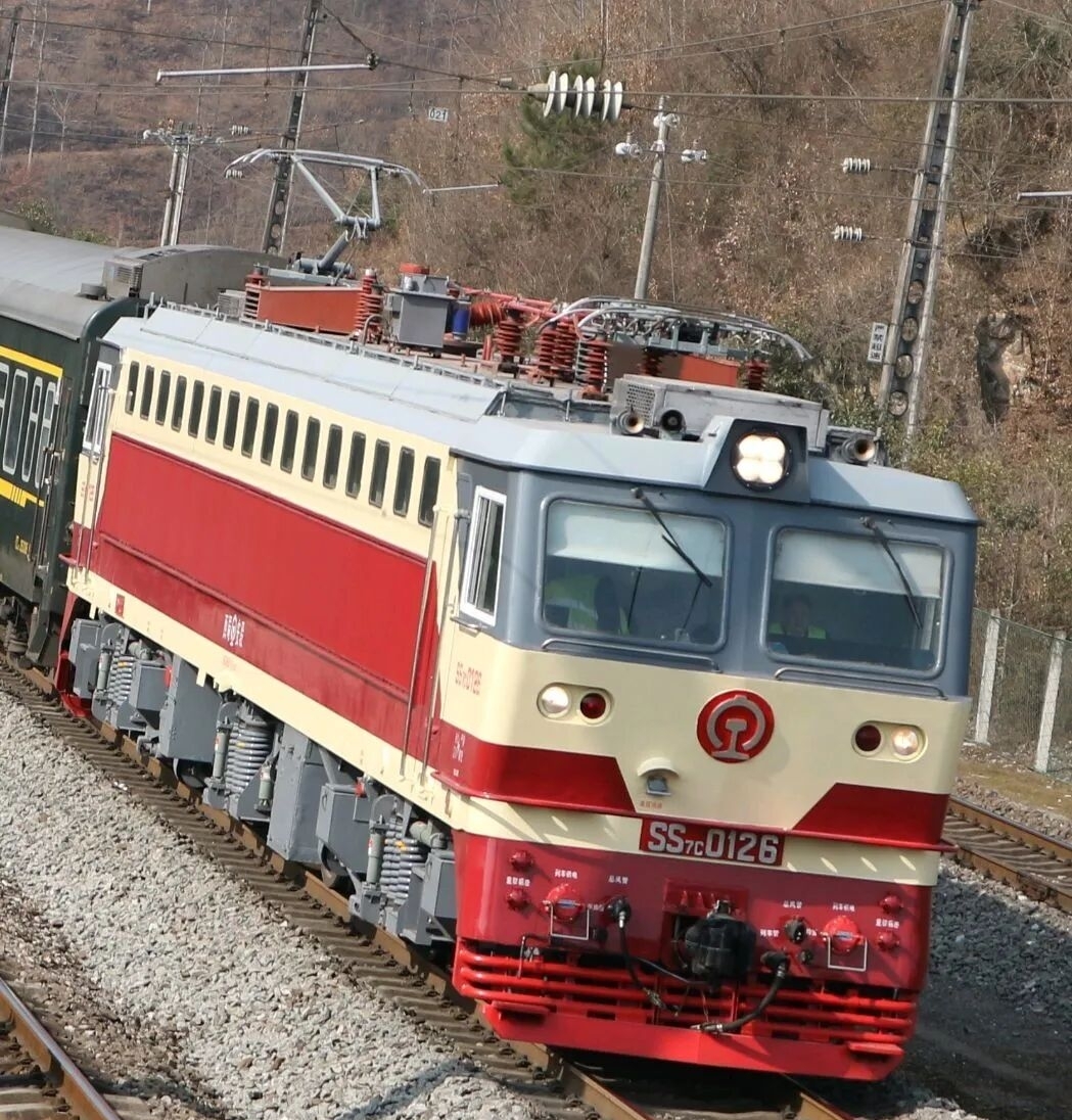 中國電力機車韶山7C N比例 1：160 (三款可選）