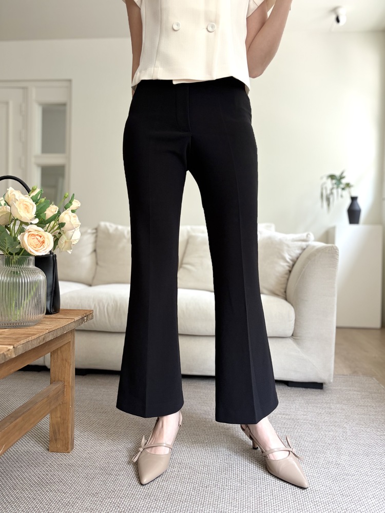 Pull-On Stretch Pants (Black)