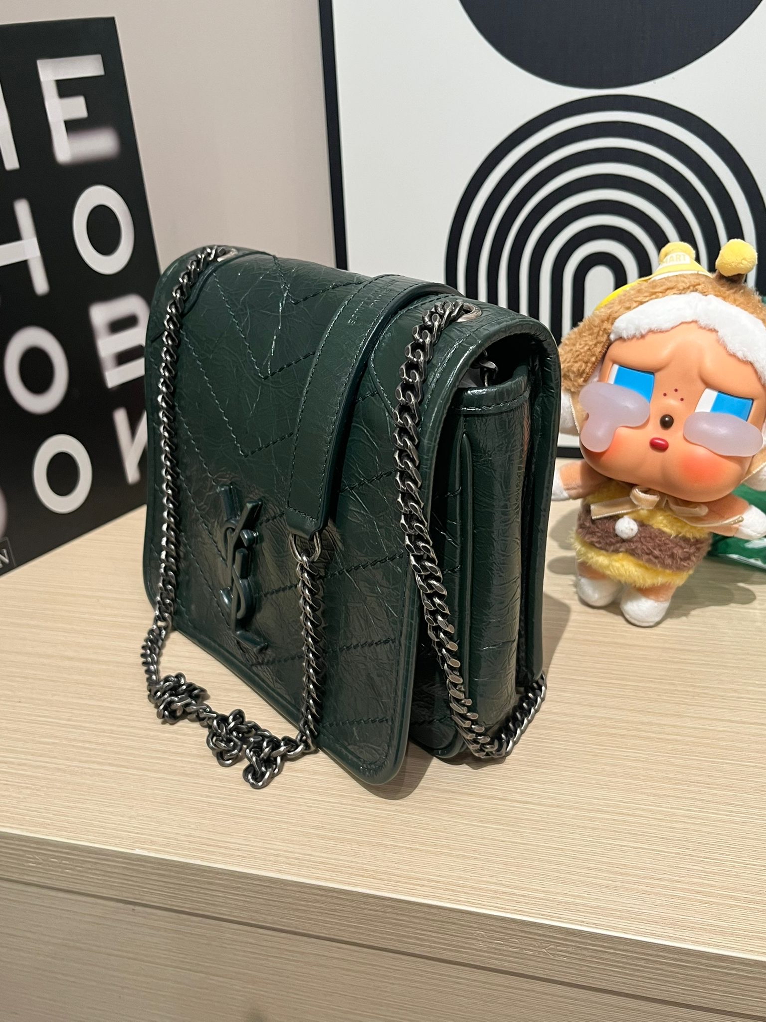 YSL Niki WOC 100%Authentic, 95%New ✅Dust bag