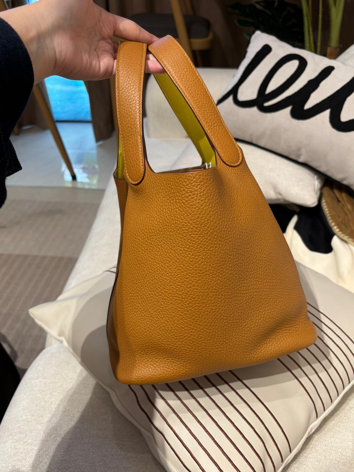 Hermes Picotin 22,STAMP Y 芝麻色銀扣 100%Authentic ,unused ✅key lock✅dust bag✅box 