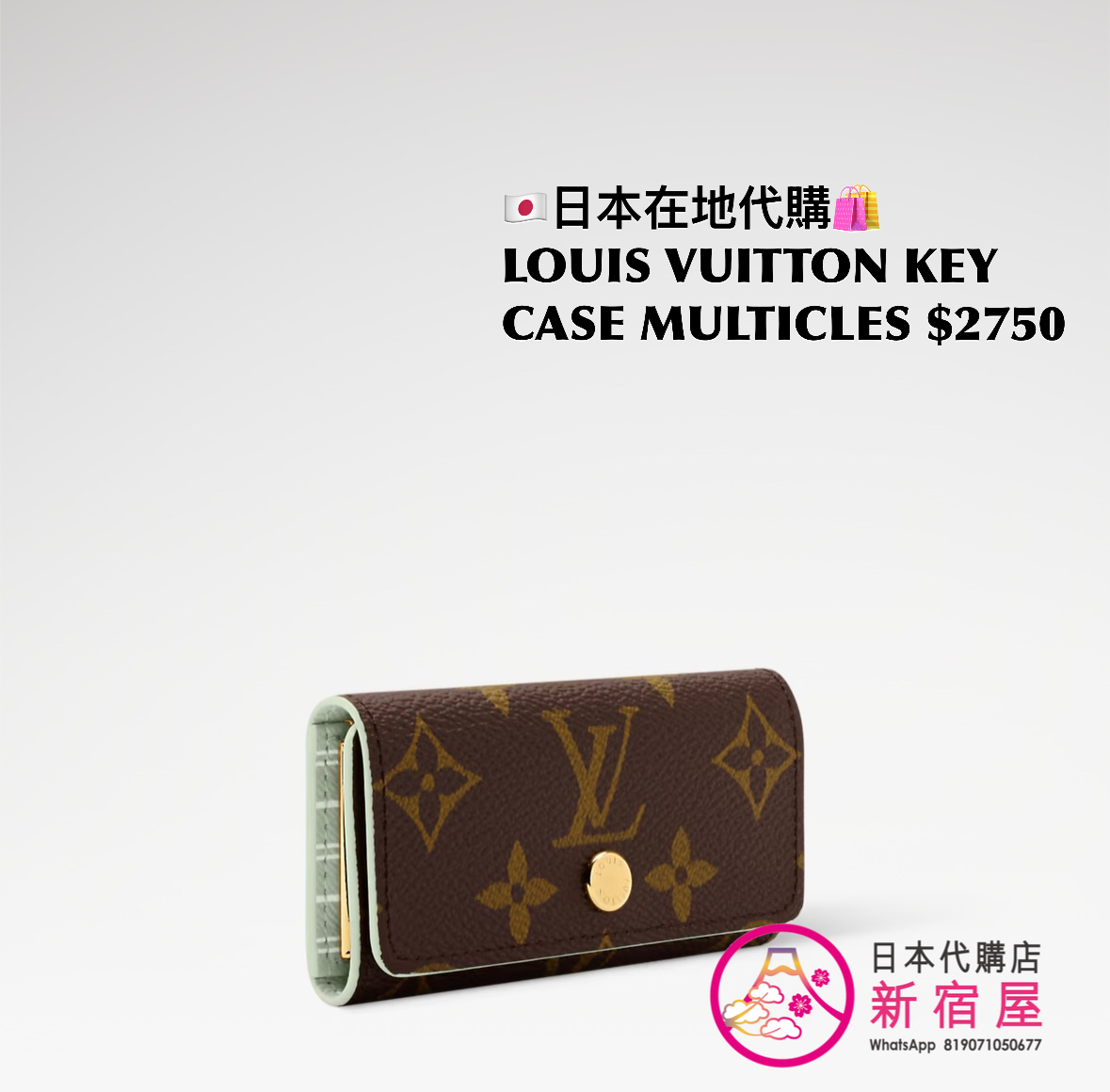 LOUIS VUITTON MULTICLES 4 KEY CASE