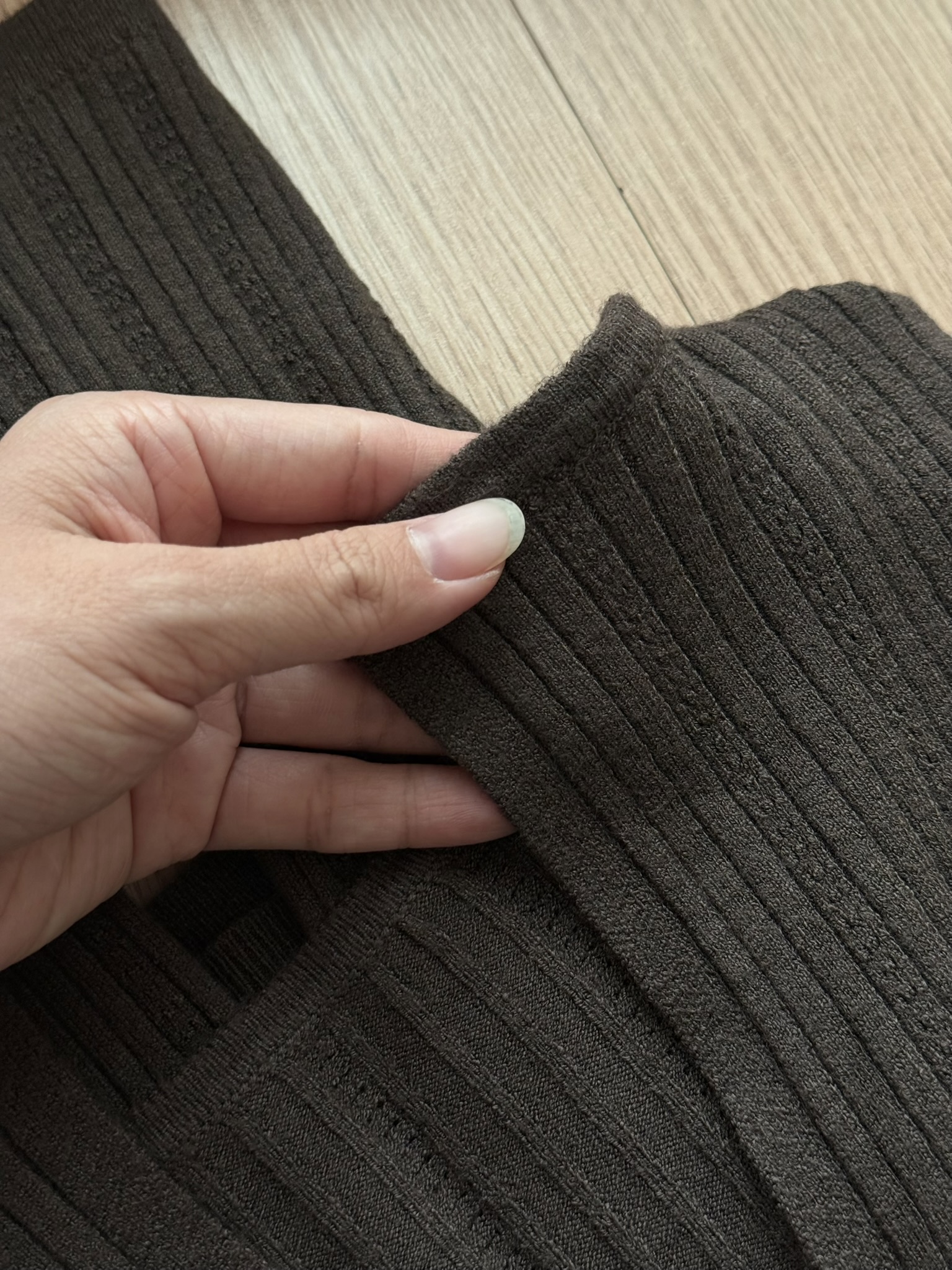 Quinn Knitted Cardigan | Brown