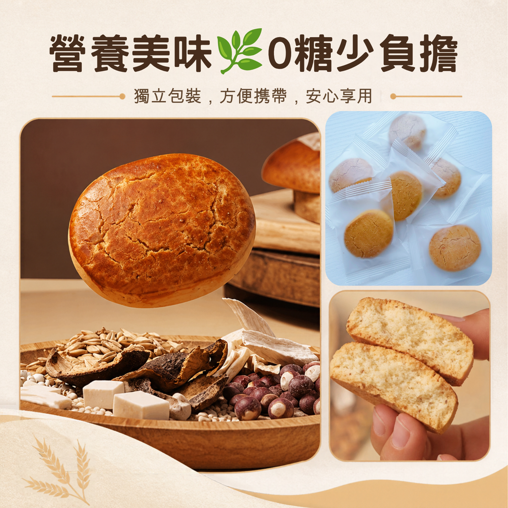養生食品 ——養胃健脾 代餐糕點 八珍糕