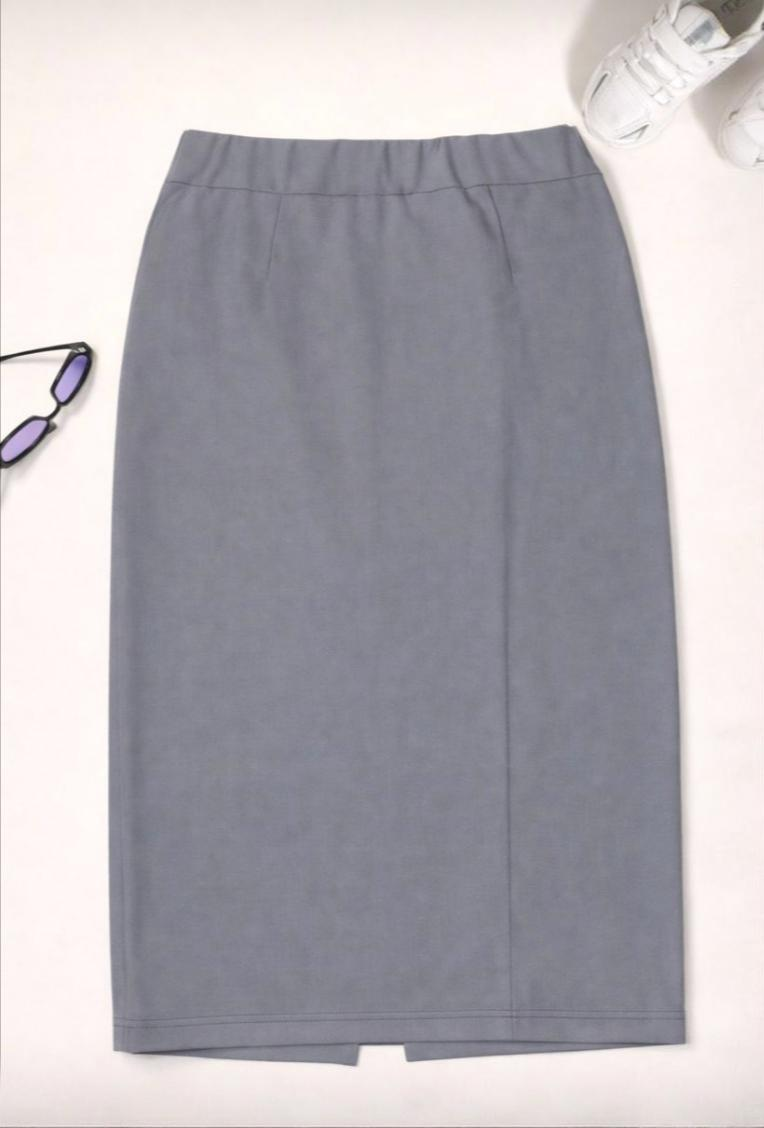 Midi Straight Cut Skirt