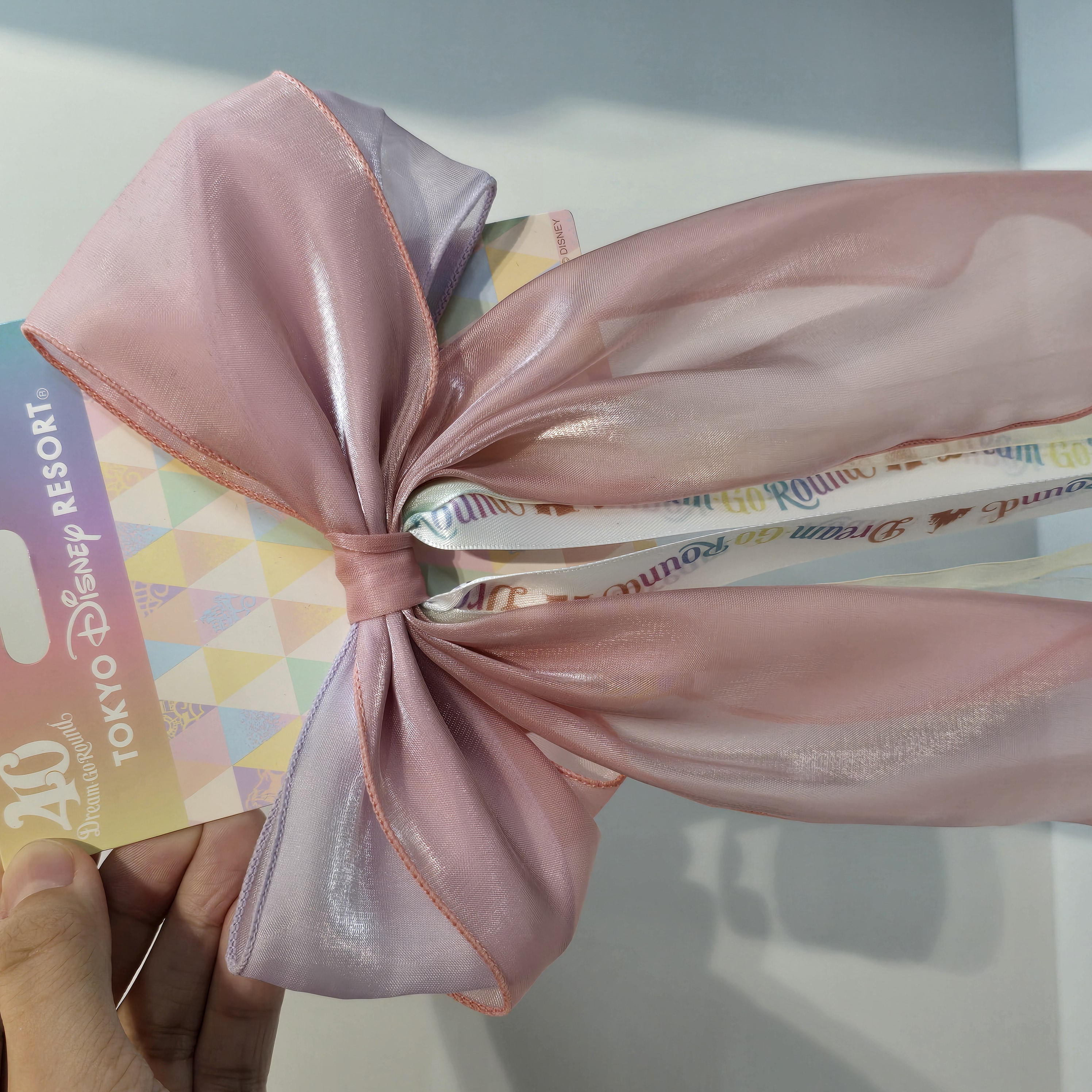 現貨 樂園限定 40th Dream Go Round 蝴蝶結橡筋