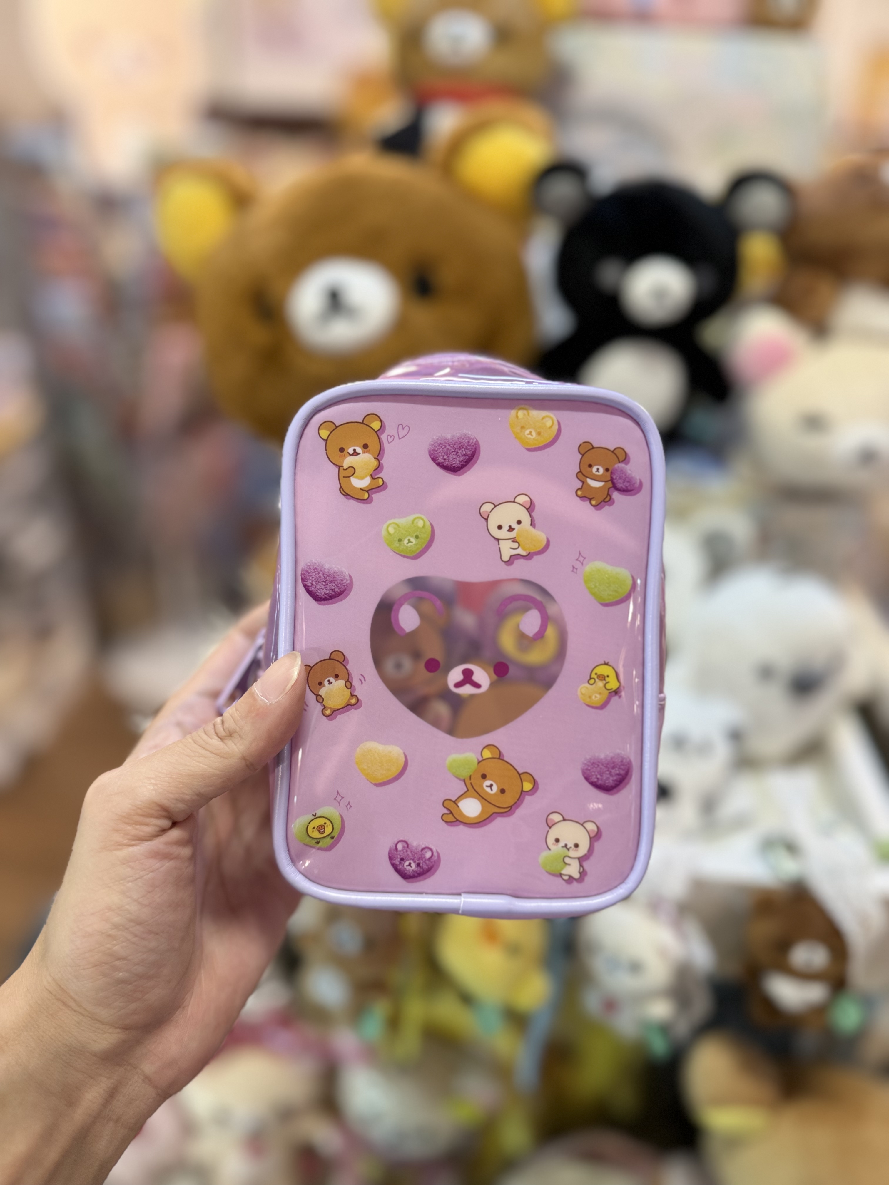 《現貨》全新loft 限定puregumi x rilakkuma小物袋