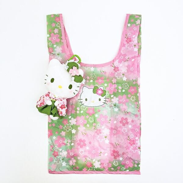 🆕【⭐訂購⭐】 🇯🇵日本直送🌀櫻花系列 環保袋 連毛公仔掛飾［4款選］🌀[ELDD-0110][260512]