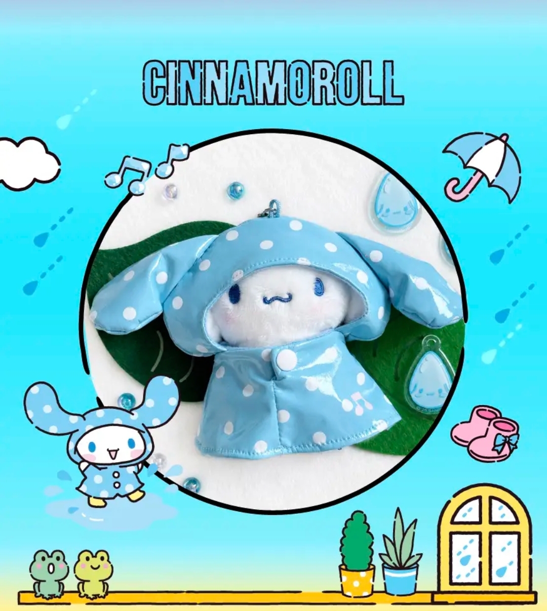 [ 韓國 Sanrio ]  Olive Young x Sanrio Rainy Day 雨天公仔系列