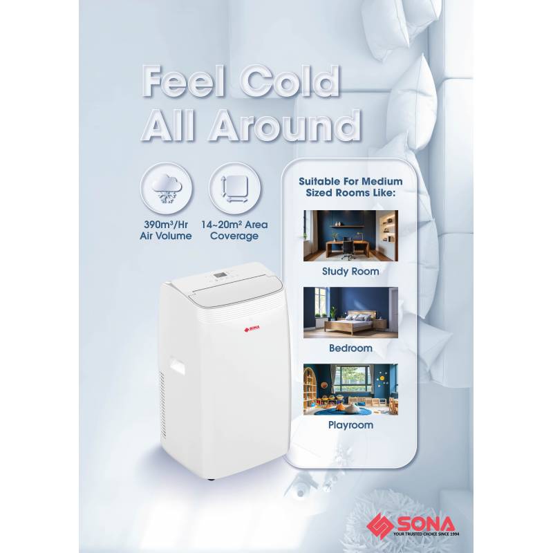 SONA 12kBTU Portable Air Conditioner SACN 6283
