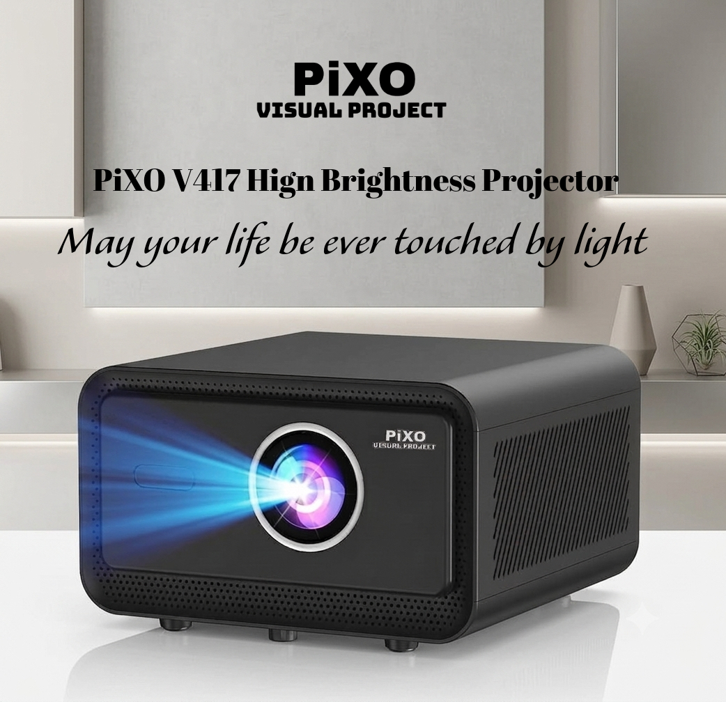 PiXO Visual Project V417 High Brightness Projector