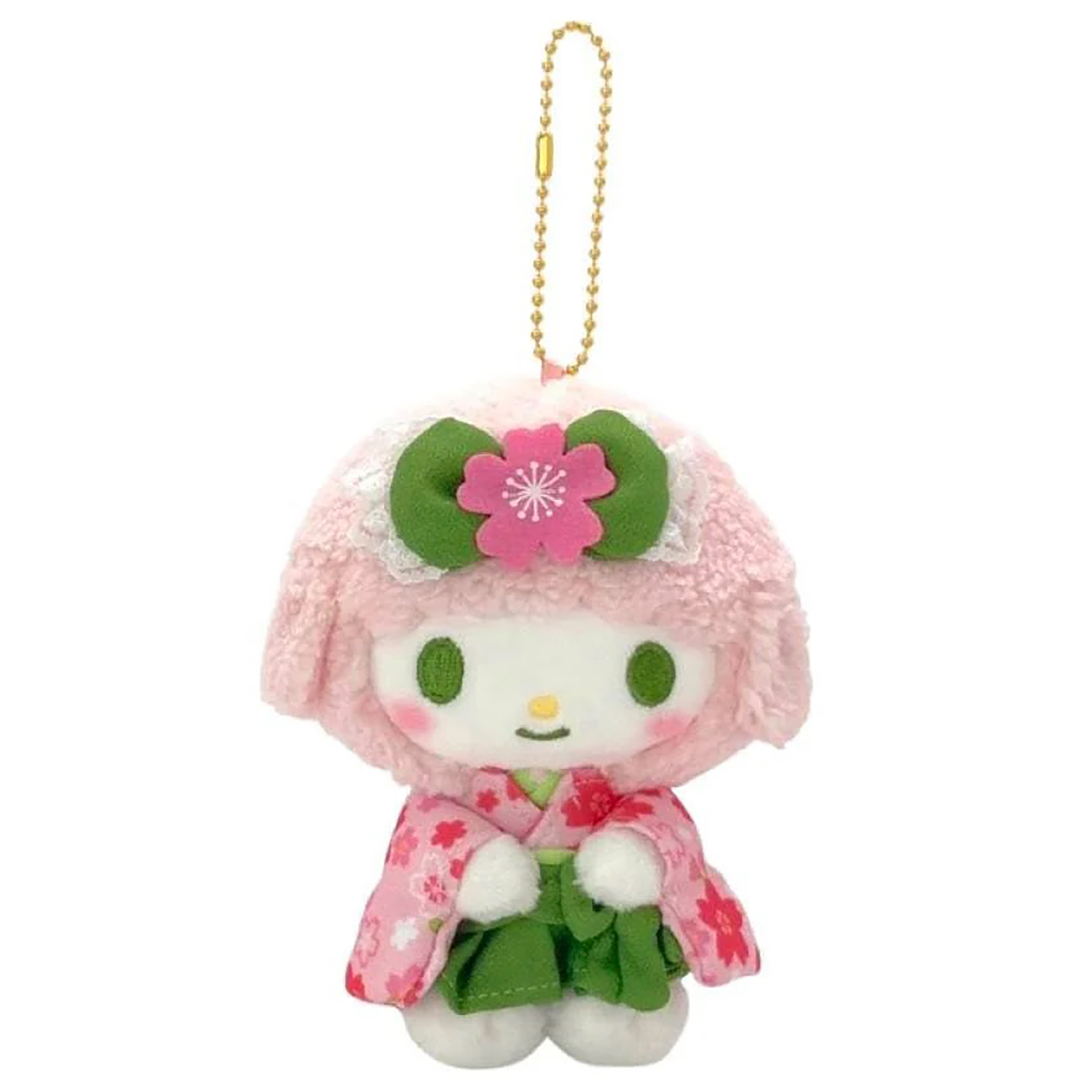 Sanrio - 抹茶袴系列公仔掛飾 (Piano款)