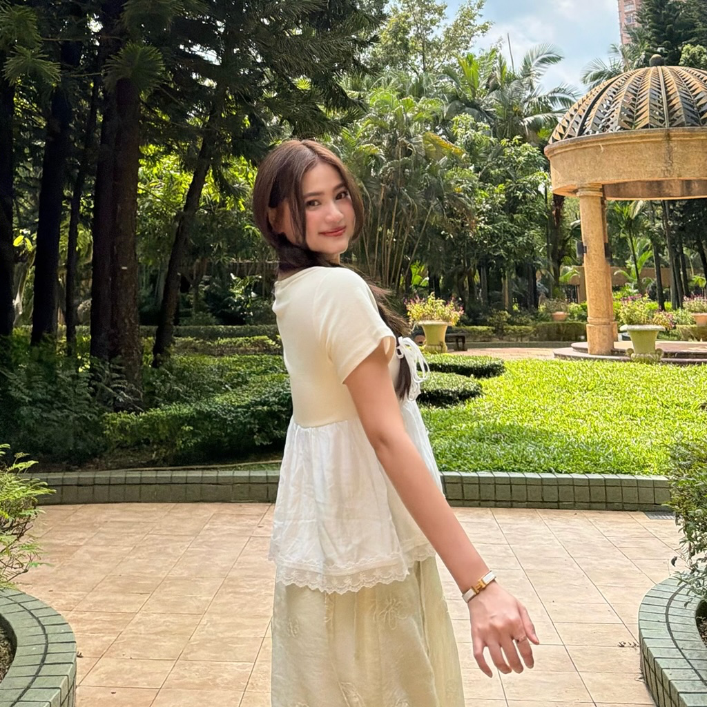 #HANNA-made# Soft-Touch Ballerina Top