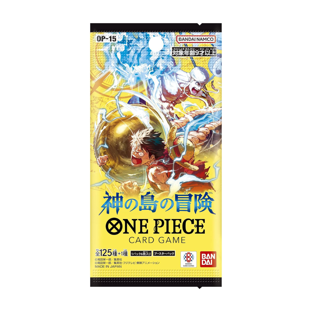 One Piece Card Game - 日本版海賊王 OPCG OP-15 神之島的冒險 原盒未開封 (擴充包 24包/盒) 神の島の冒険
