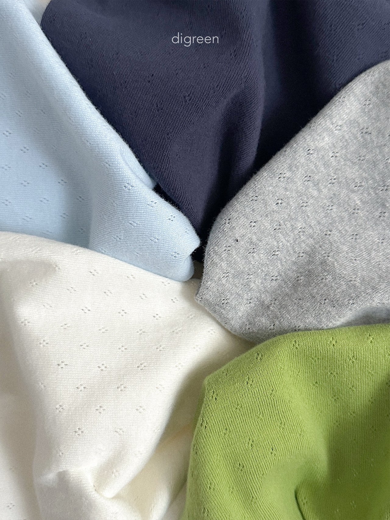 Digreen | sleeveless (Green/Skyblue L105-115/Ivory M95-100)