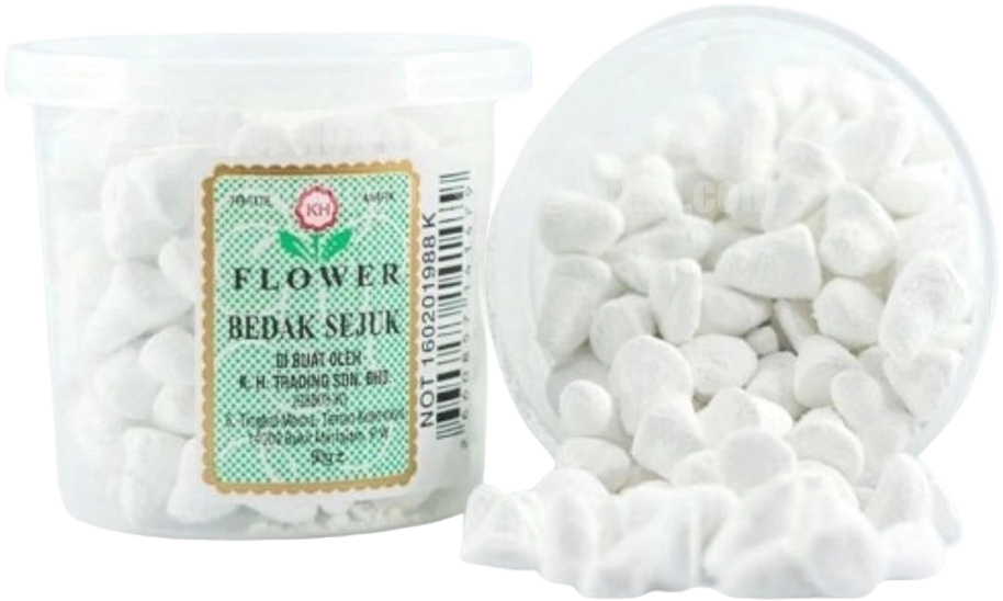 KH Flower Bedak Sejuk 90g cooling rice powder