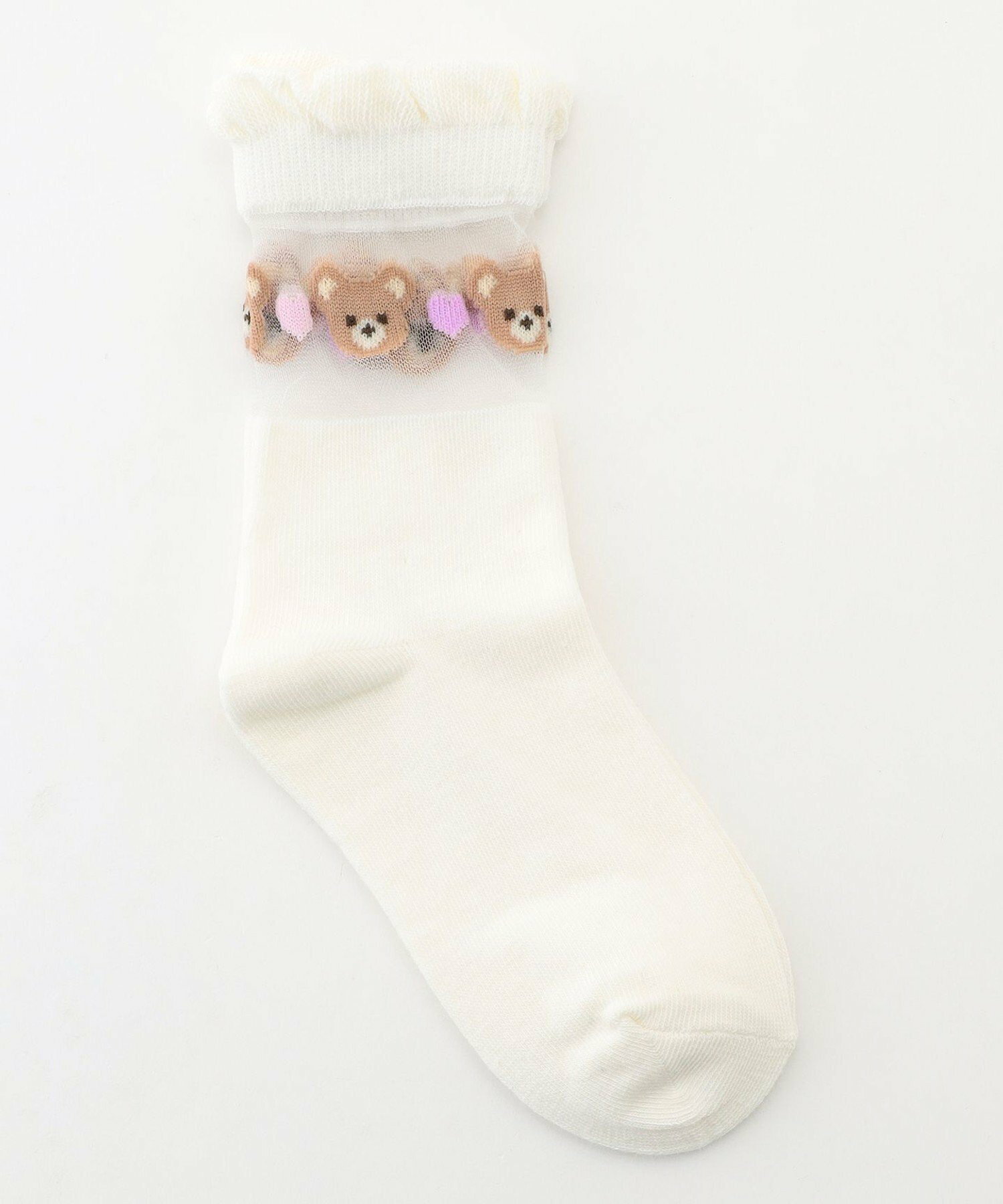 🆕【⭐訂購⭐】 🇯🇵日本直送🌀可愛透視圖案 荷葉邊短襪［4款選］🌀[ELBA-0195][260318]