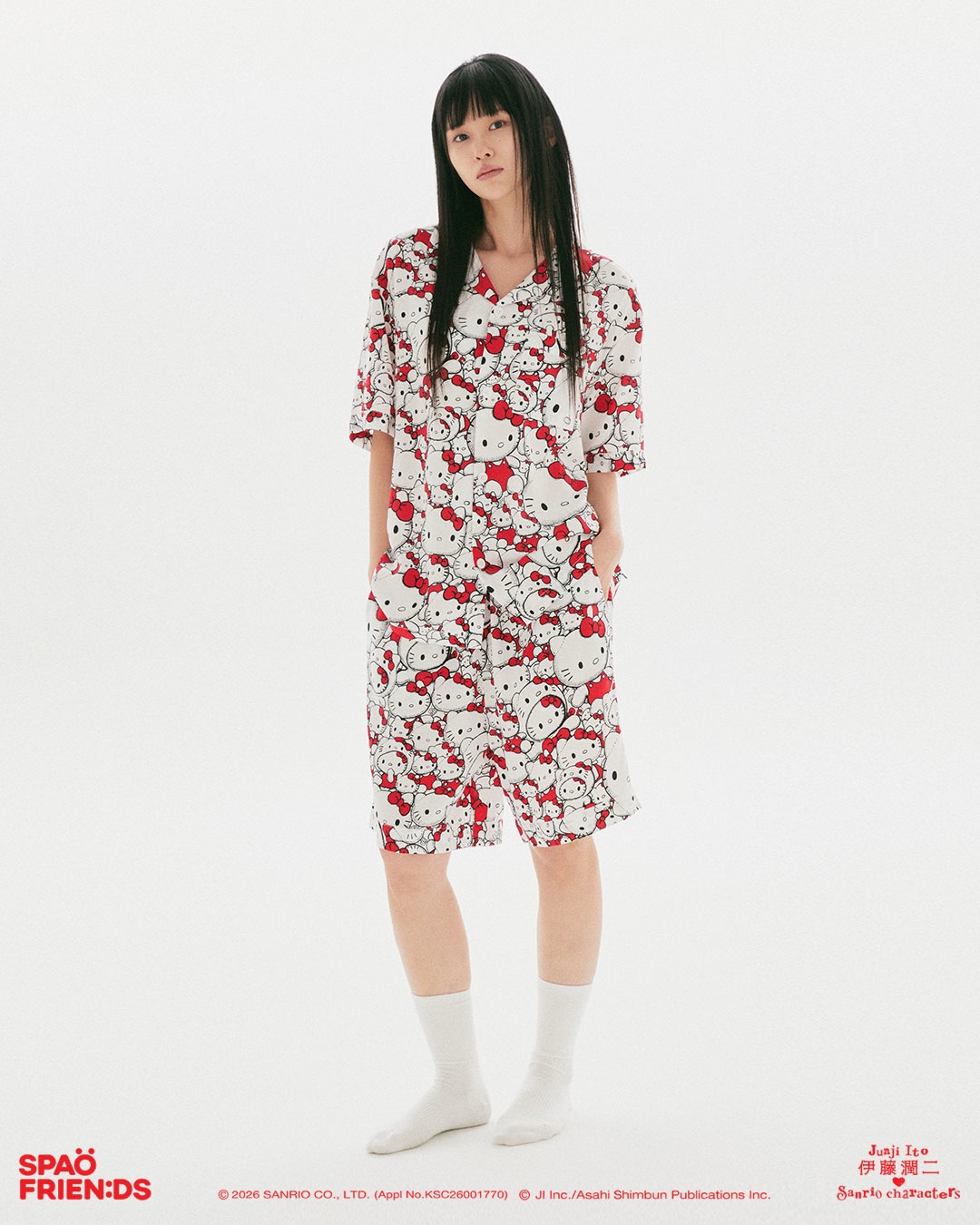 韓國SPAO - Hello Kitty x 伊藤潤二 限定系列