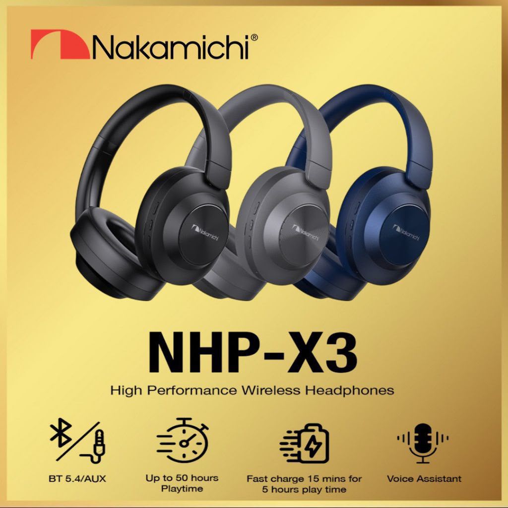 Nakamichi NHP-X3 頭戴式藍牙耳機