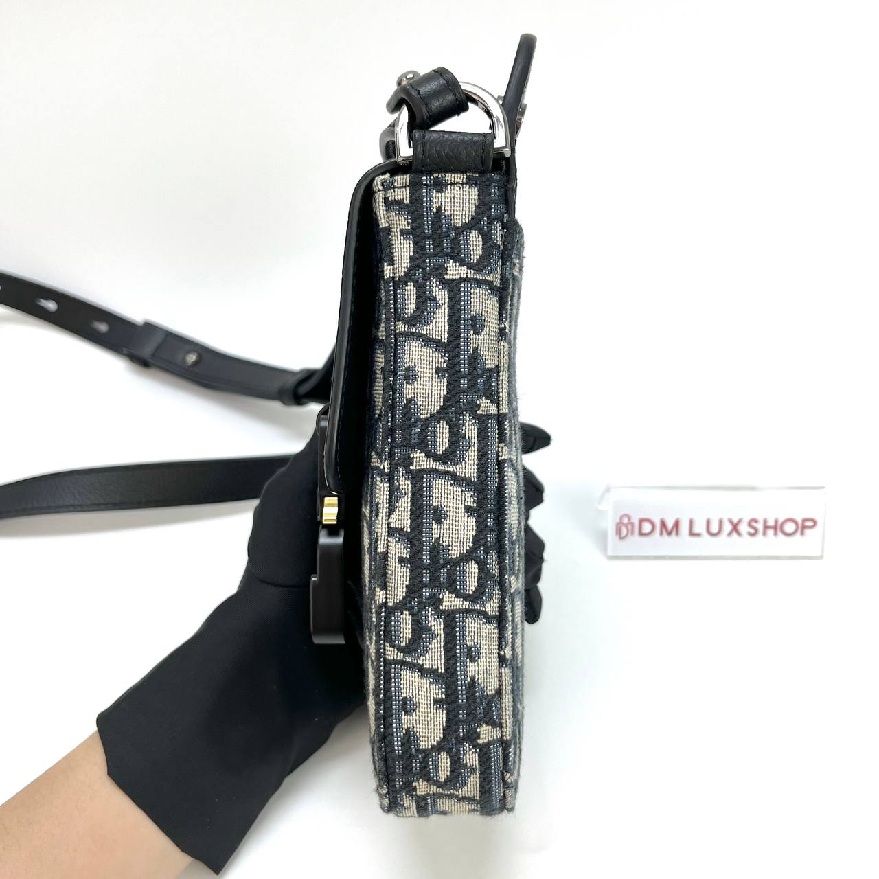 Dior Oblique Vertical Saddle Pouch