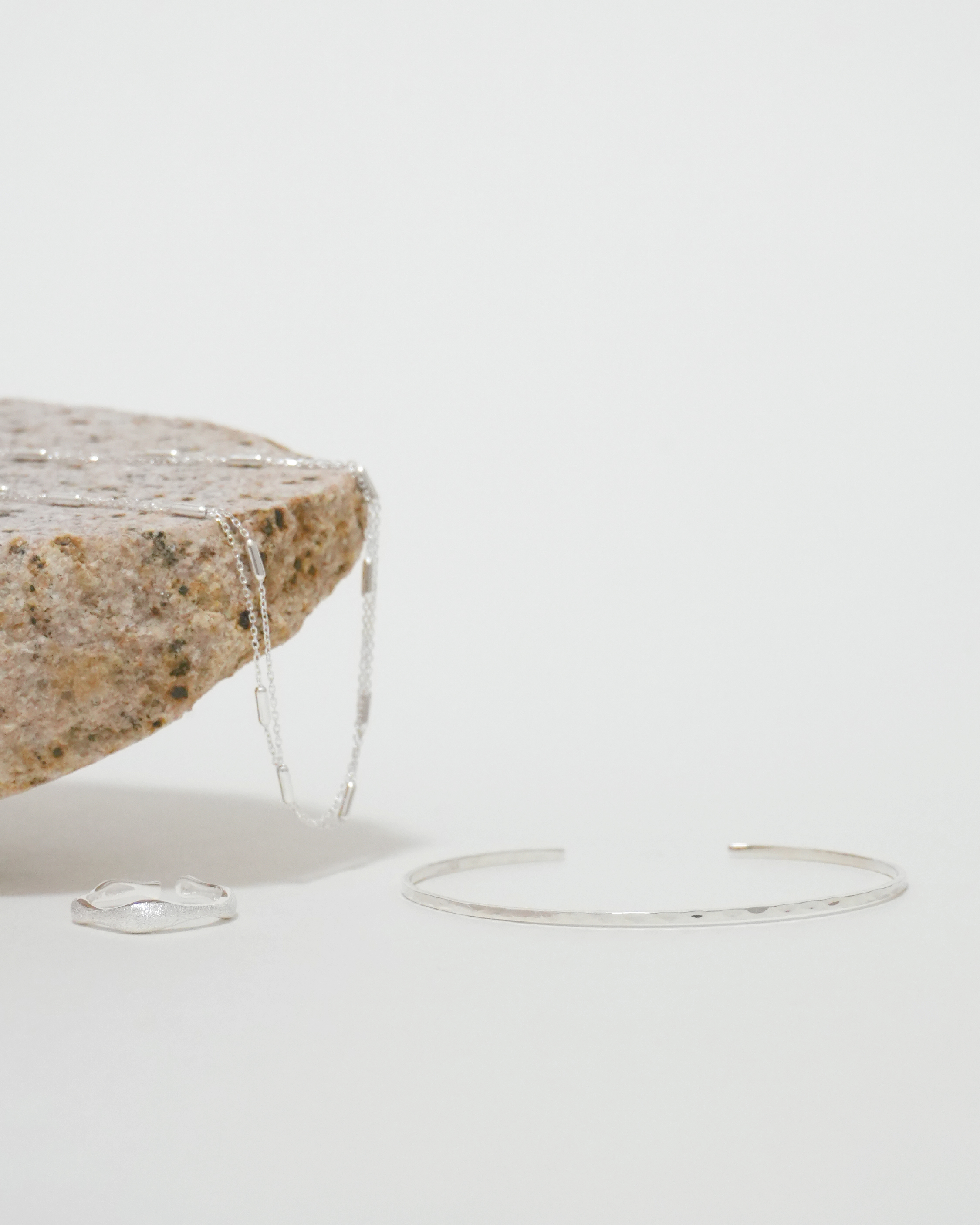 Ultra Fine Wavy Cuff Bracelet