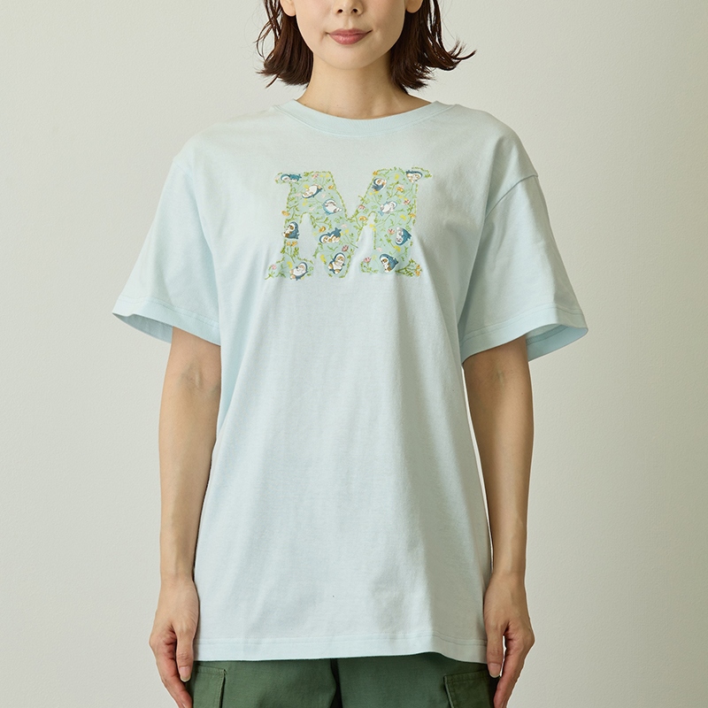 🌸 【預訂】mofusand×日比谷花壇 新品-Tee<藍色>