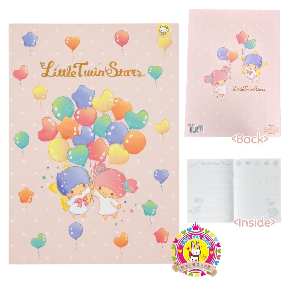 Little Twins Stars 雙子星 B5 32頁筆記簿 240560-02 ⭐