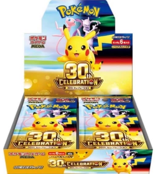 1到3日到, 日版 pokemon 30th週年 booster (m6a)