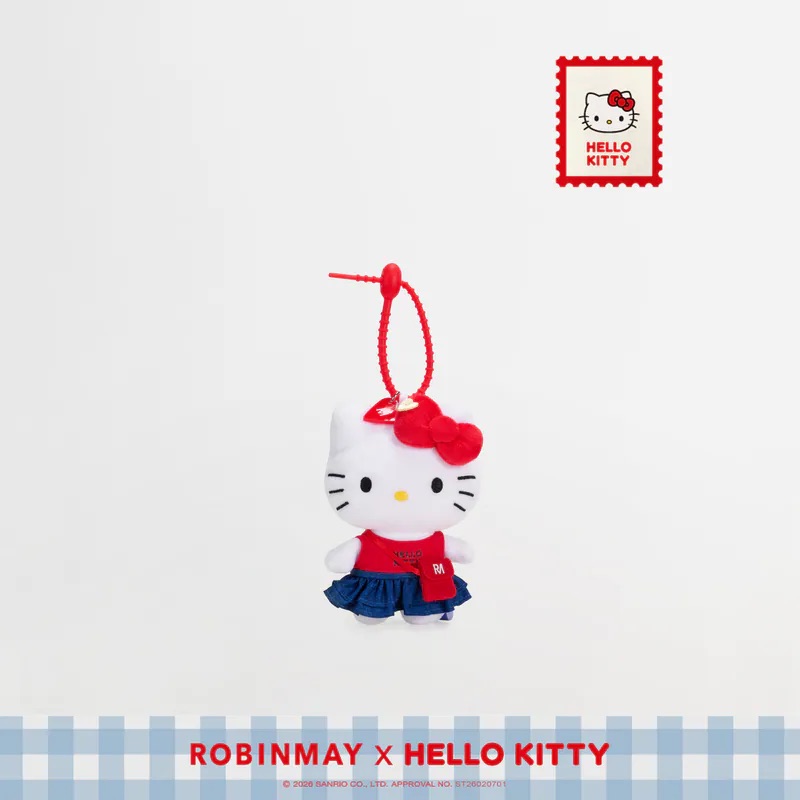 📦訂購 台灣限定 三麗鷗 Sanrio Hello Kitty聯名 牛仔裙娃娃吊飾