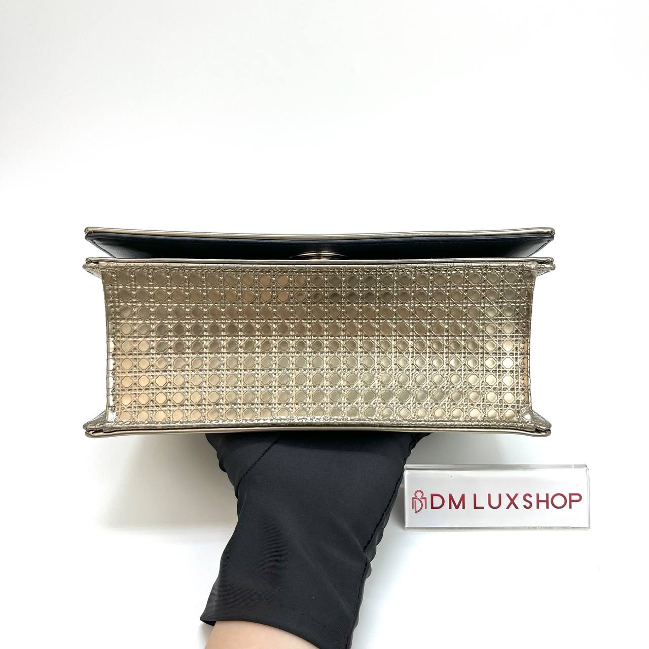 Dior Diorama Metallic Champagne Gold Small GHW