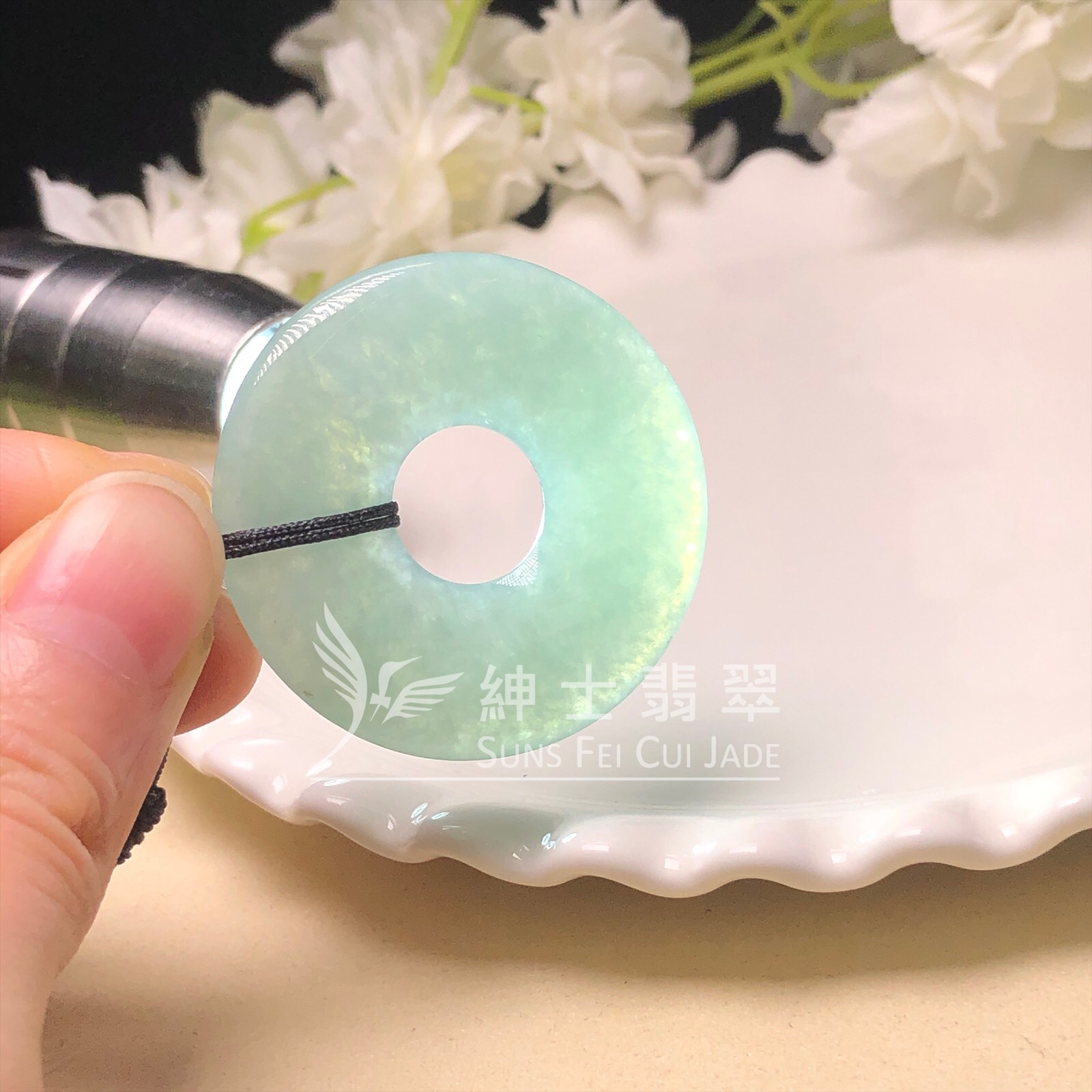 晴水平安環連頸繩 #B08721