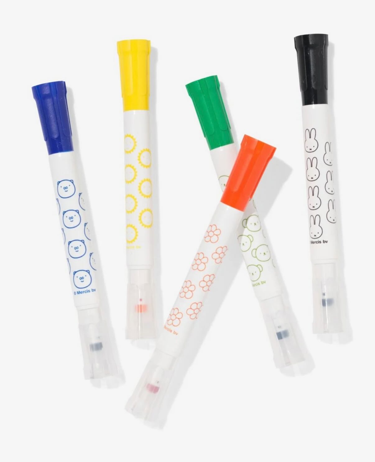 Miffy and friends markers with stamps set of 5 