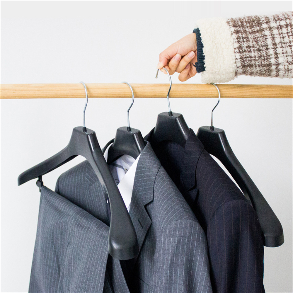 無痕防滑寬肩衣架 無檔 X510-46cm UB0244