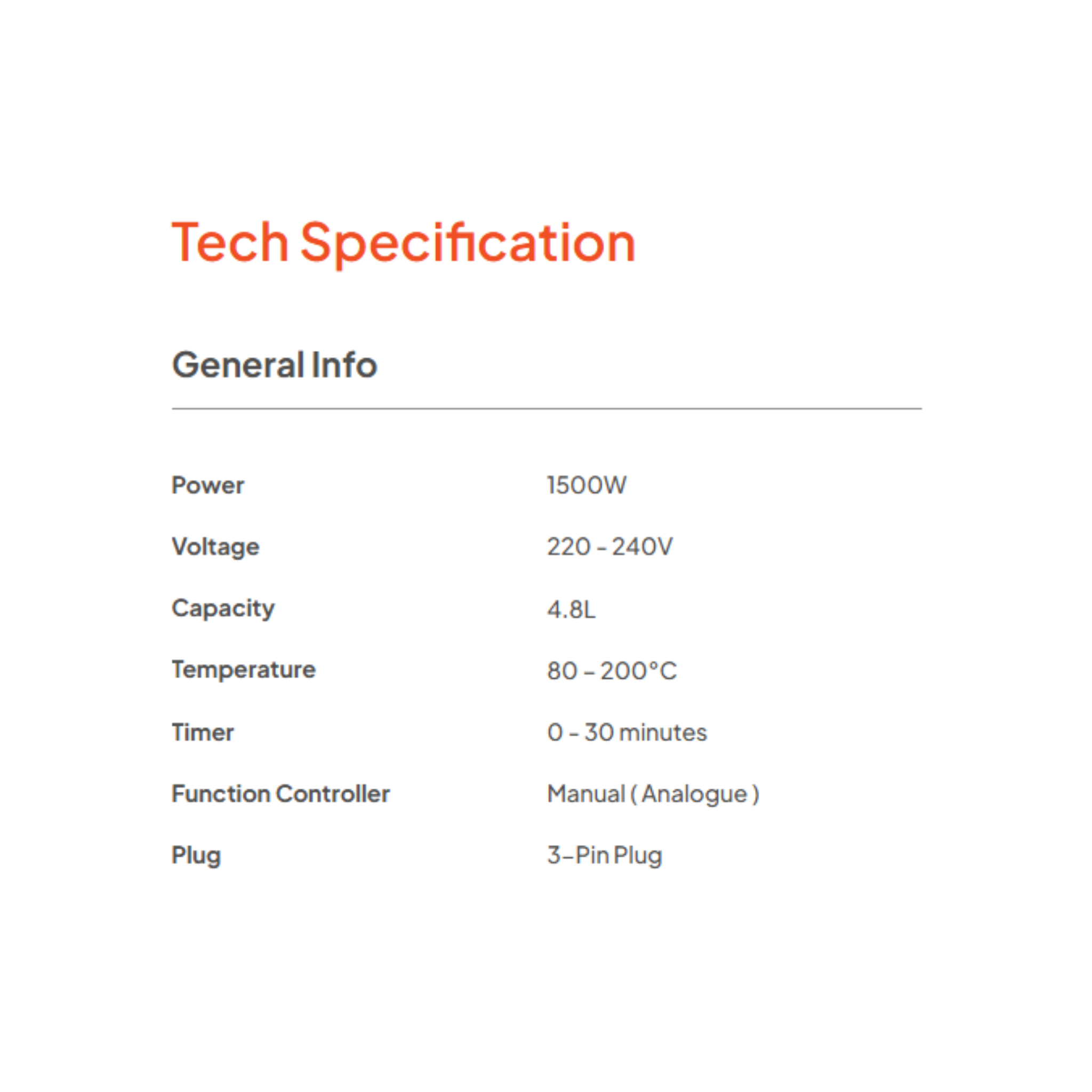 Russell Taylors 4.8L Air Fryer (AF-34)