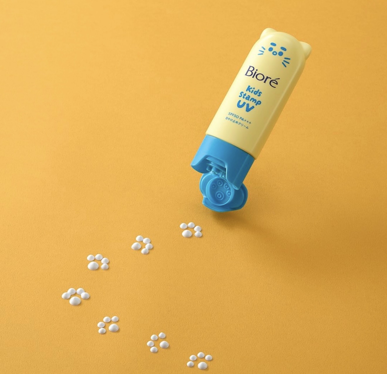 四月連線貨品- 日本 BIORE 貓咪掌印 Kids Stamp UV 兒童防曬