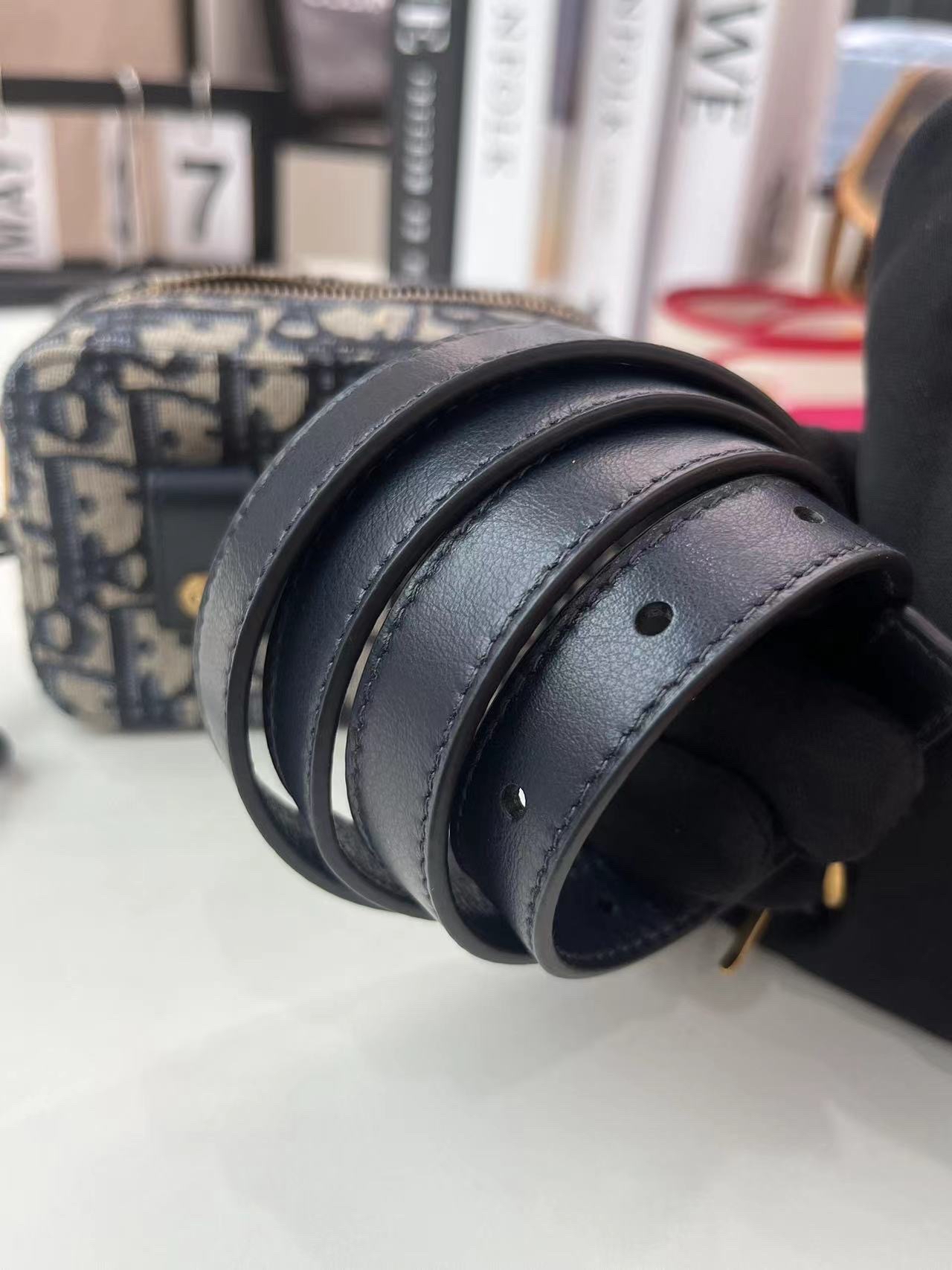 【預訂貨品】Dior 藍色老花相機包 