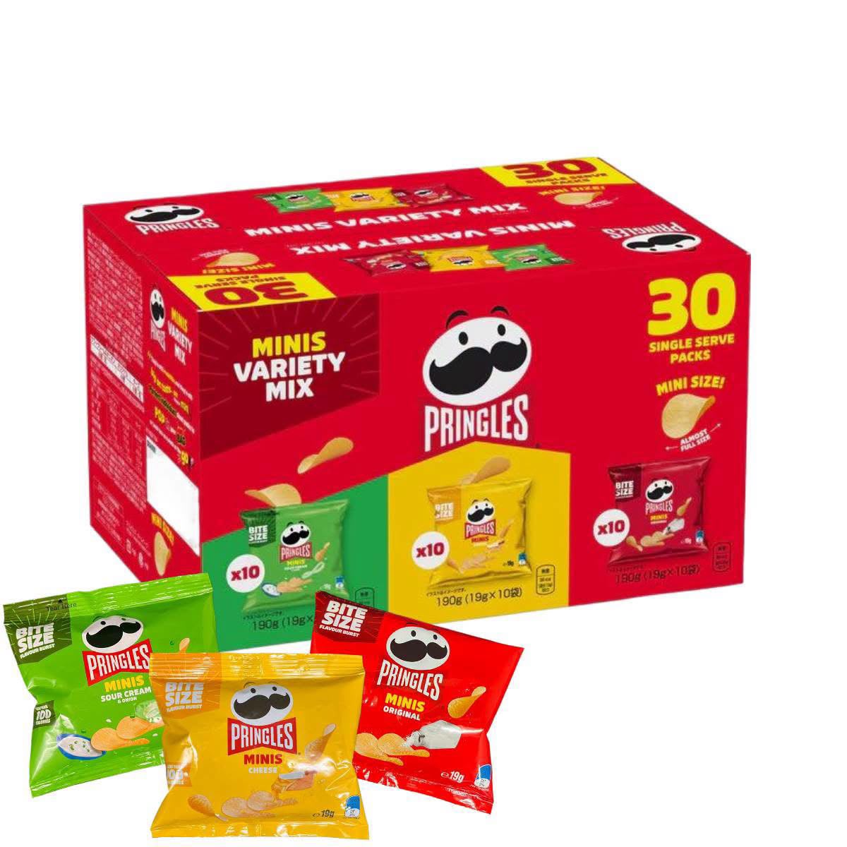 日本Costco 品客PRINGLES迷你薯片 30Packs原味薯片