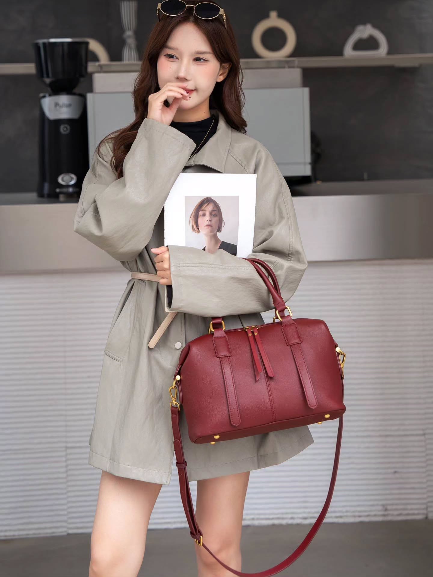 8705# 🆕新款波士顿手提包🇨🇳